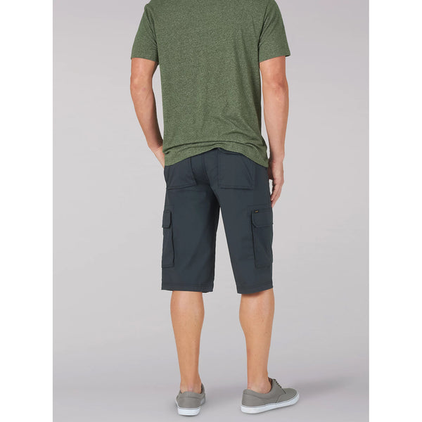 Lee 2314312 Extreme Motion Cameron Cargo Shorts in Charcoal Back