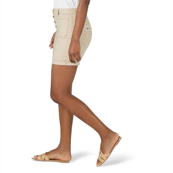 Lee 2314321 Legendary Patch Front Short in Oxford Tan side view