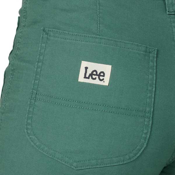 Lee 2314322 Legendary Patch Front Shorts in Fern back pocket