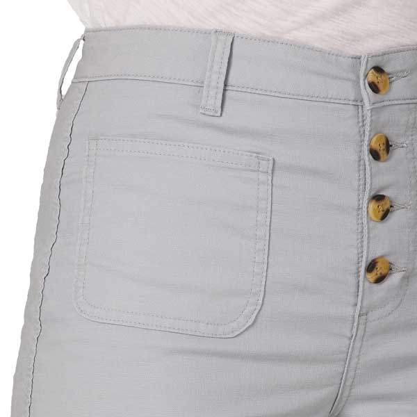 Lee 2314323 Legendary Patch Front Shorts in Material Gray front pocket