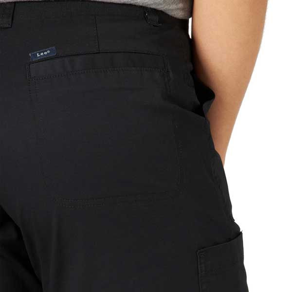 Lee 2314342 Flex-to-Go Cargo Bermuda Shorts in Black back pocket