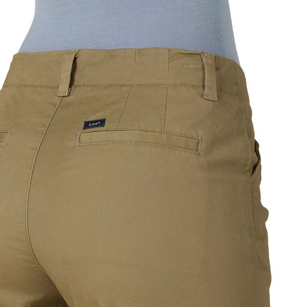 Lee 2314391 9 Inch Chino Bermunda Shorts in Deep Lichen Green back pocket