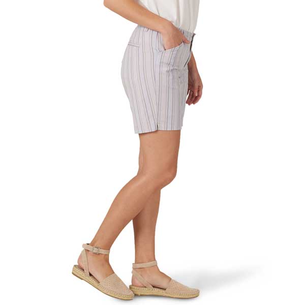 Lee 2314402 7 Inch Chino Walkshort Shorts in Misty Lilac Stripe side
