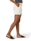 Lee 2314538 Ultra Lux Pull On Utility Shorts in Whitecap Gray Side View
