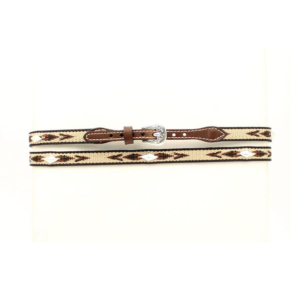 M & F 0277402 Hatband with Diamond Conchos Front
