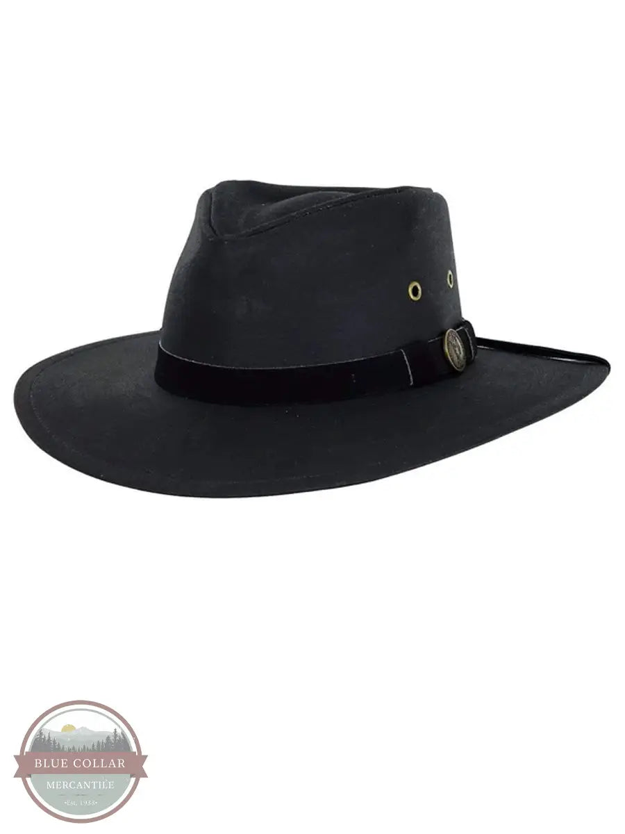 Outback Trading Co. 1480 BLK Kodiak Oilskin Black Hat
