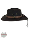 Outback Trading Co. 1480 BRN Kodiak Oilskin Brown Hat side view