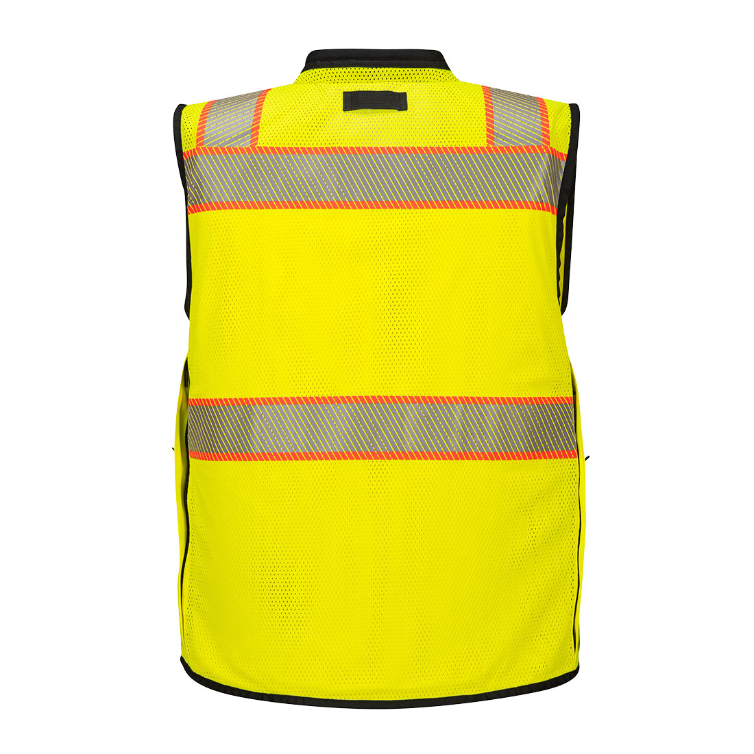 Portwest LLC US375 Premium Surveyors Vest in Yellow/Black back