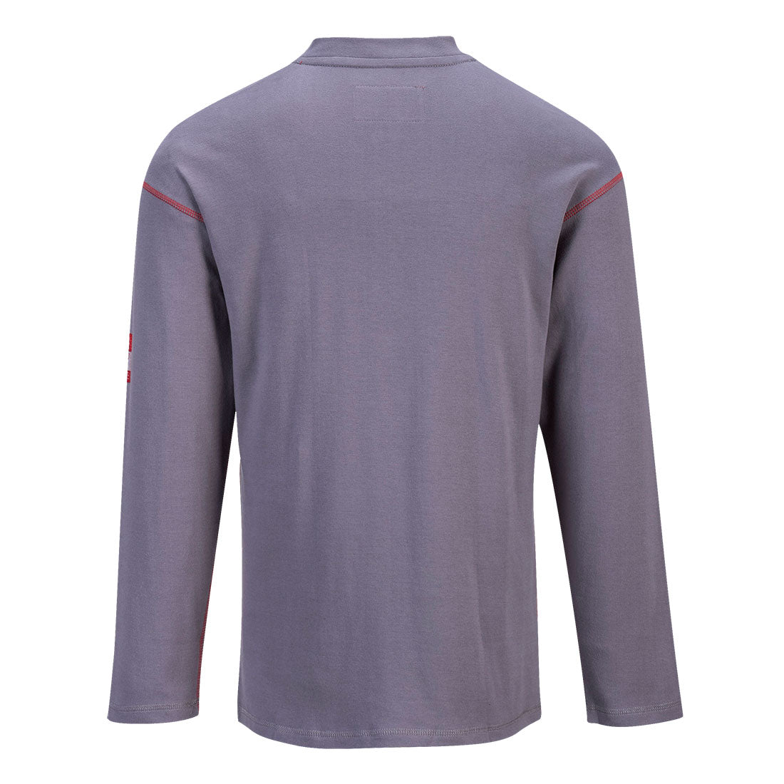 Portwest FR02GRR Bizflame FR Flame Resistant Henley T-Shirt in Grey