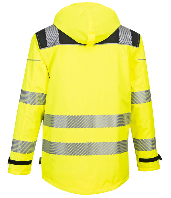 Portwest LLC PW365 PW3 Hi-Vis 3-in-1 Jacket another back view