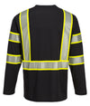 Portwest LLC S346 Iona Plus Hi-Vis Long Sleeve T-Shirt 
