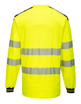 Portwest LLC T185 PW3 Hi-Vis Long Sleeve T-Shirt