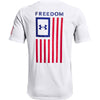 Men's UA Freedom Flag T-Shirt by Under Armour 1370810-101 back