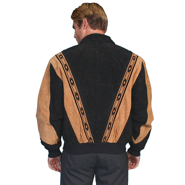 Scully 62 174 Rodeo Two-Toned Boar Suede Jacket back