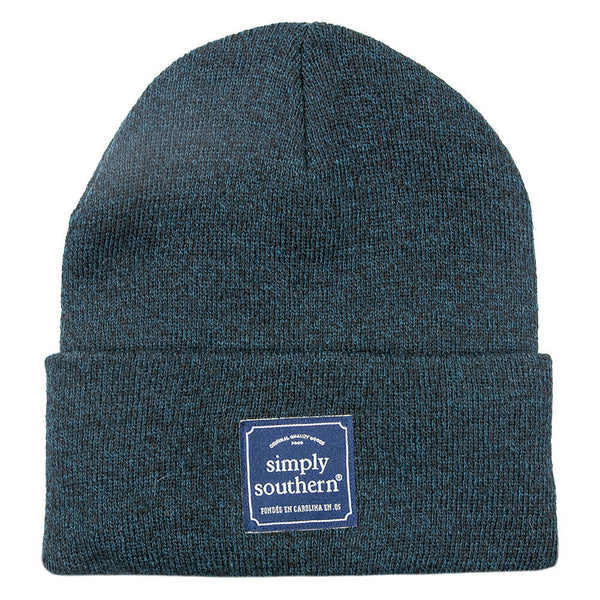 Simply Southern 0221-BEANIE Beanie Solid Navy
