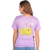 Simply Southern SS-BUNNY-PURPLE Hoppy Easter Honey Bunny T-Shirt back
