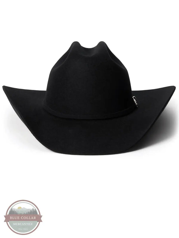 Stetson SBCRAL-9442 Corral 4X Buffalo Fur Felt Western Hat, Black front view