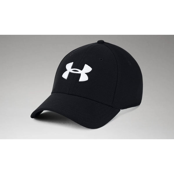Under Armour 1305036-001 UA Blitzing 3.0 Ball Cap in Black with White Logo Front