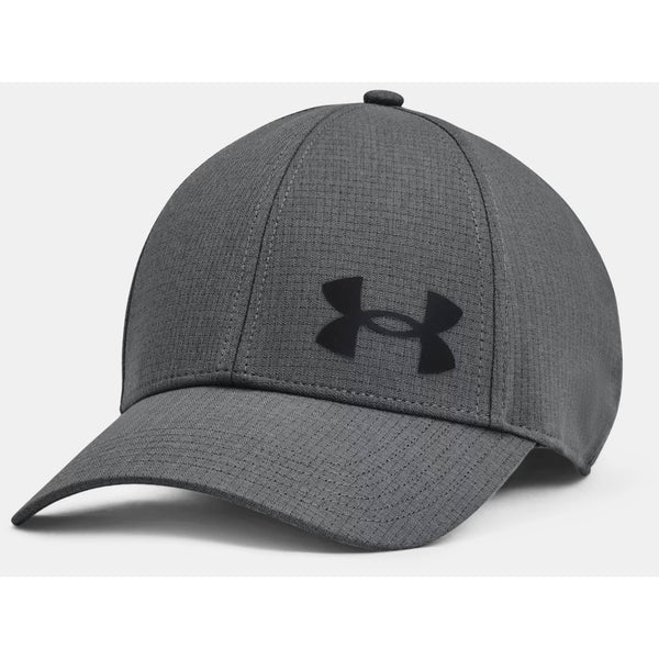 Under Armour 1361530-012 UA ArmourVent Stetch Cap in Gray Front