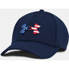 Under Armour 1362236-408 Freedom Blitzing Cap in Blue Front