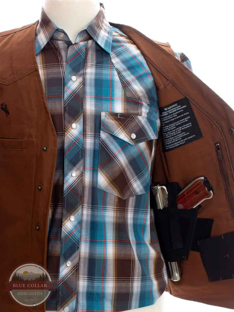 canvas vest hot weather concealed carry vest Wyoming Traders Hot Weather Concealed Carry Vest Wyoming Traders Texas  Concealed Carry Vest